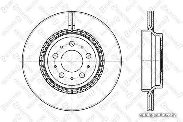 Тормозной диск Stellox 60204852VSX