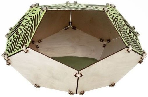 

Домик Homepet 83120 (54.5x57.1x30.7см, зеленый)