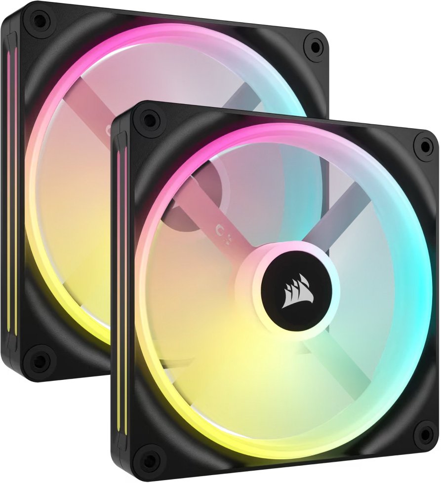 

Комплект вентиляторов для корпуса с контроллером Corsair iCUE LINK QX140 RGB Dual Pack + Hub CO-9051004-WW