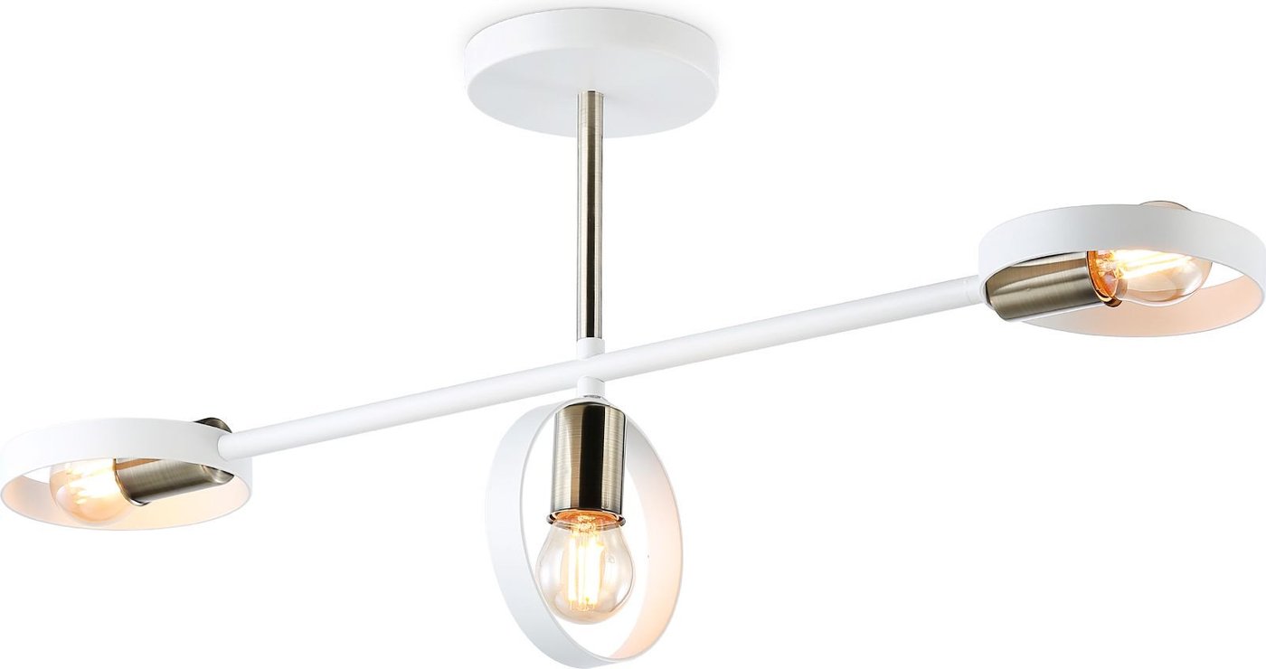 

Припотолочная люстра Ambrella light Traditional TR8228/3 WH/SB