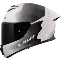 Мотошлем LS2 FF820 Rapid III Flow (3XL, белый/серый)