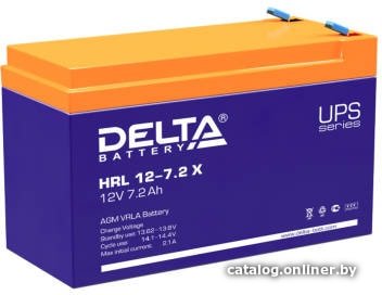 Аккумулятор для ИБП Delta HRL 12-7.2 X (12В/7.2 А·ч)