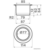 Горловина Omoikiri NA-03 IN