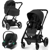 Универсальная коляска Cybex New Balios S Lux (3 в 1, moon black)