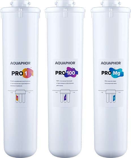 

Комплект картриджей АКВАФОР для Osmo Pro 100