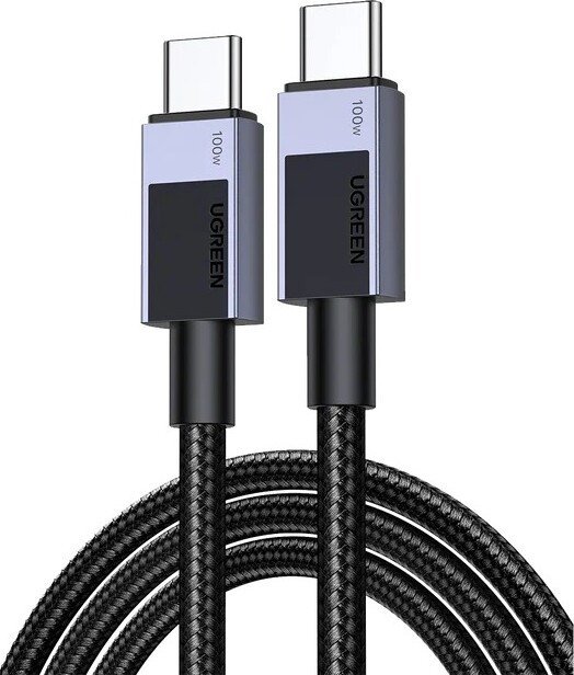 Кабель Ugreen L512 USB Type-C - USB Type-C 45063 (1 м, черный)