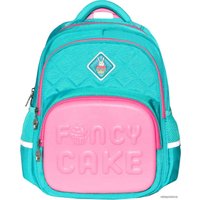 Школьный рюкзак Феникс+ Зайка капкейк 58422 (голубой/розовый)