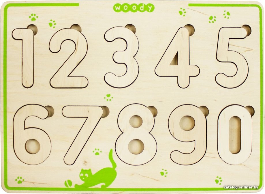 Набор цифр Woody Умные цифры 02499