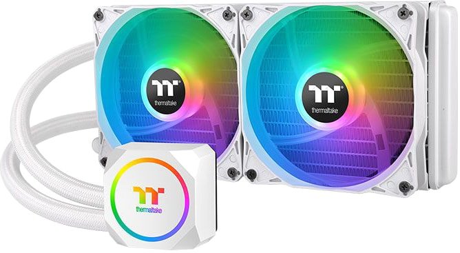 

Система жидкостного охлаждения для процессора Thermaltake TH240 ARGB Sync Snow Edition CL-W301-PL12SW-A