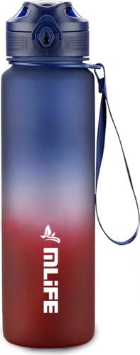 Бутылка для воды MLIFE 00008937 1 л (сине-красный)