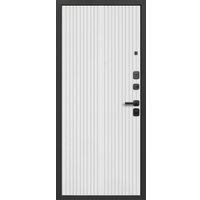 Металлическая дверь Guard Графит лакобель/белый матовый (96x205, правая) в Лиде