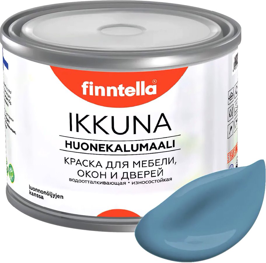 

Краска Finntella Ikkuna Terassininen F-34-1-1-FL013 0.9 л (пастельно-синий)