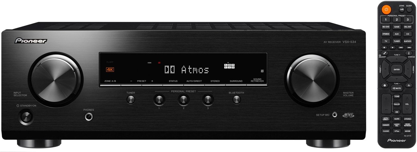 

AV ресивер Pioneer VSX-534 (черный)