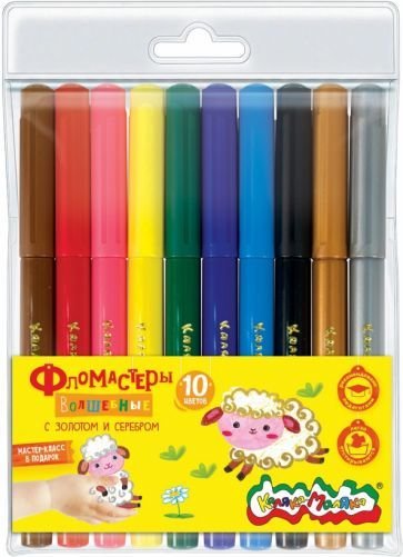 

Фломастеры Каляка-Маляка ФЗСКМ10 (10 цветов)