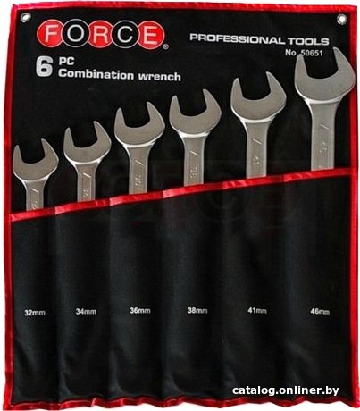 Набор ключей Force 50651 (6 предметов)
