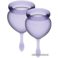 Менструальная чаша Satisfyer Feel Good (фиолетовый)