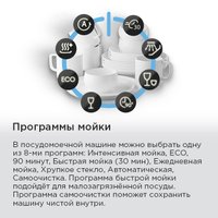 Отдельностоящая посудомоечная машина MAUNFELD MWF45331S Inverter