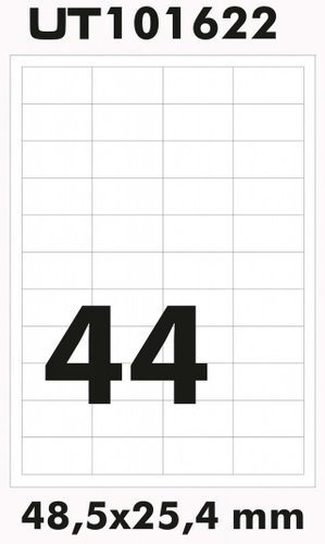 Самоклеящаяся пленка Planet Utility А4 100 л 44 деления UT101622