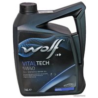 Моторное масло Wolf Vital Tech 5W-40 4л