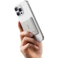 Внешний аккумулятор Baseus PicoGo AM31 Mini Magnetic Power Bank with Stand 20W 5000mAh (титановый)