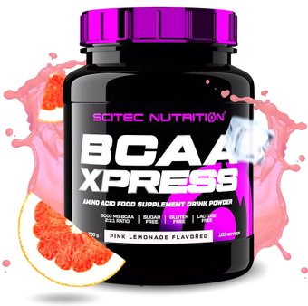 BCAA Scitec Nutrition BCAA Xpress (700 г, розовый лимон)