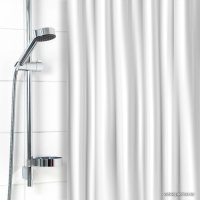 Шторка-занавеска для ванны Вилина Mirage 7070 180x180 см (белый)