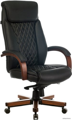 Офисное кресло Бюрократ T-9924WALNUT (черный)