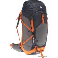 Туристический рюкзак Quechua MH500 40 л (черный/оранжевый)