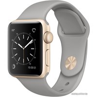 Умные часы Apple Watch Series 2 38mm Gold with Concrete Sport Band [MNP22]
