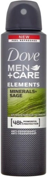 

Антиперспирант-спрей Dove Men+Care Elements Свежесть минералов и шалфея 150 мл