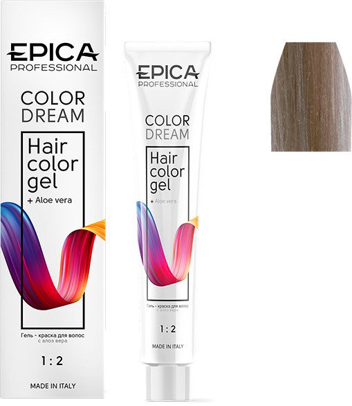 

Гель-краска Epica Professional Colordream 10.12 светлый блондин перламутровый (100 мл)