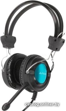 Наушники A4Tech HS-19 (синий)