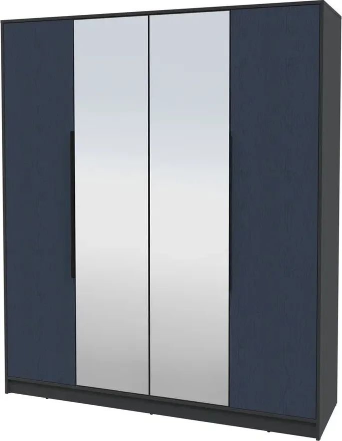 

Шкаф распашной Интерлиния Концепт КТ-Ш4з Глосс (антрацит/дуб королевский)