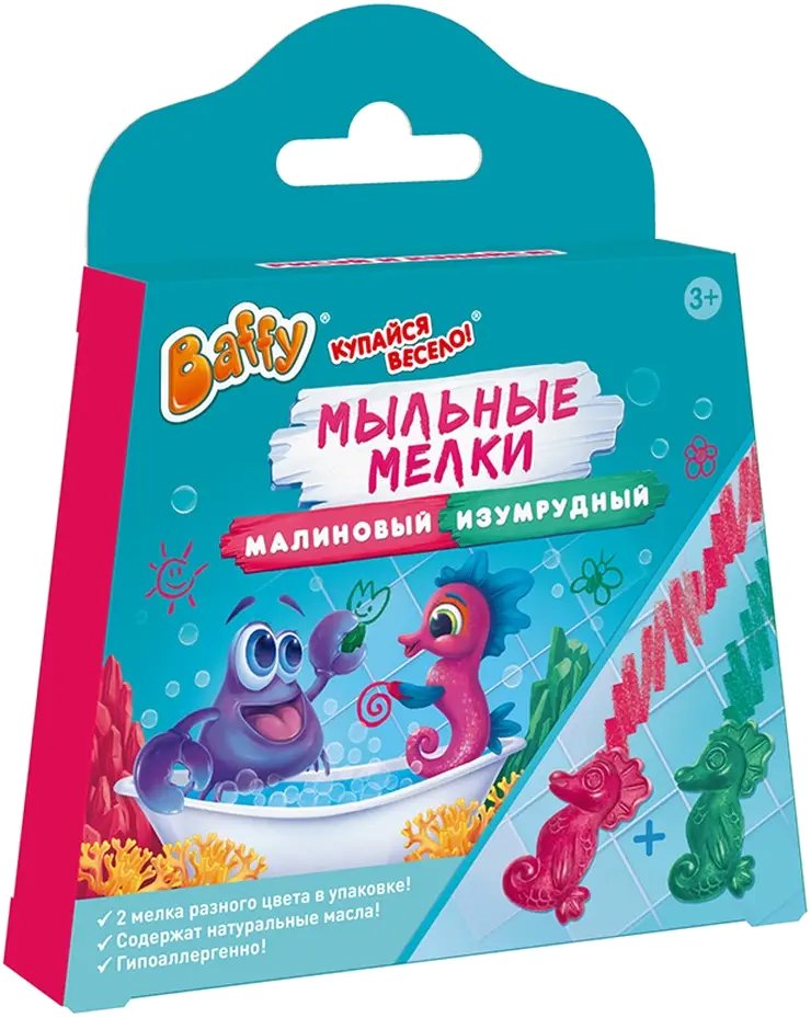 

Набор игрушек для ванной Baffy D0161-CE (малиновый/изумрудный)