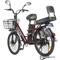 Электровелосипед Eltreco Green City E-Alfa Lux 2021 (черный)