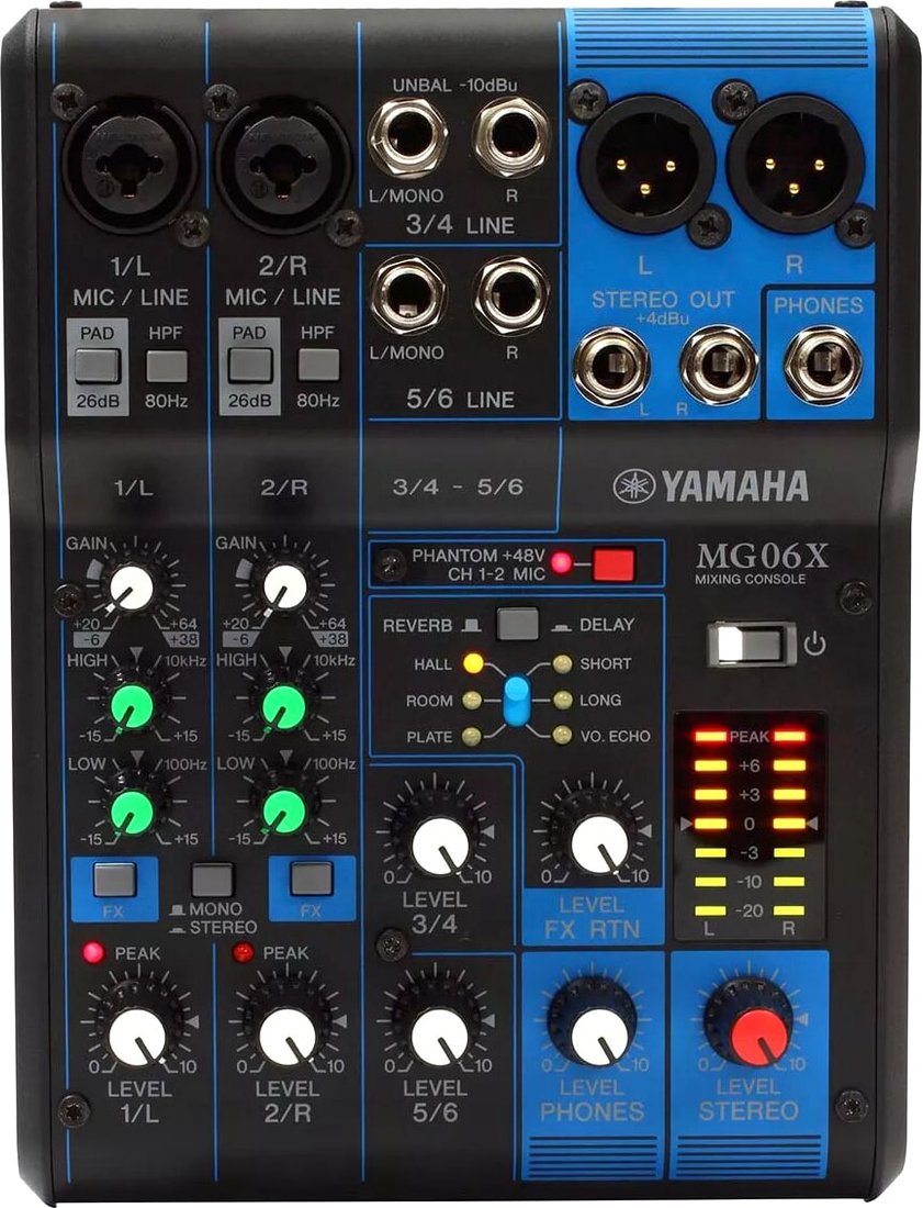 

Микшерный пульт Yamaha MG-06X