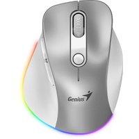 Мышь Genius Ergo 9000S Pro (серебристый)