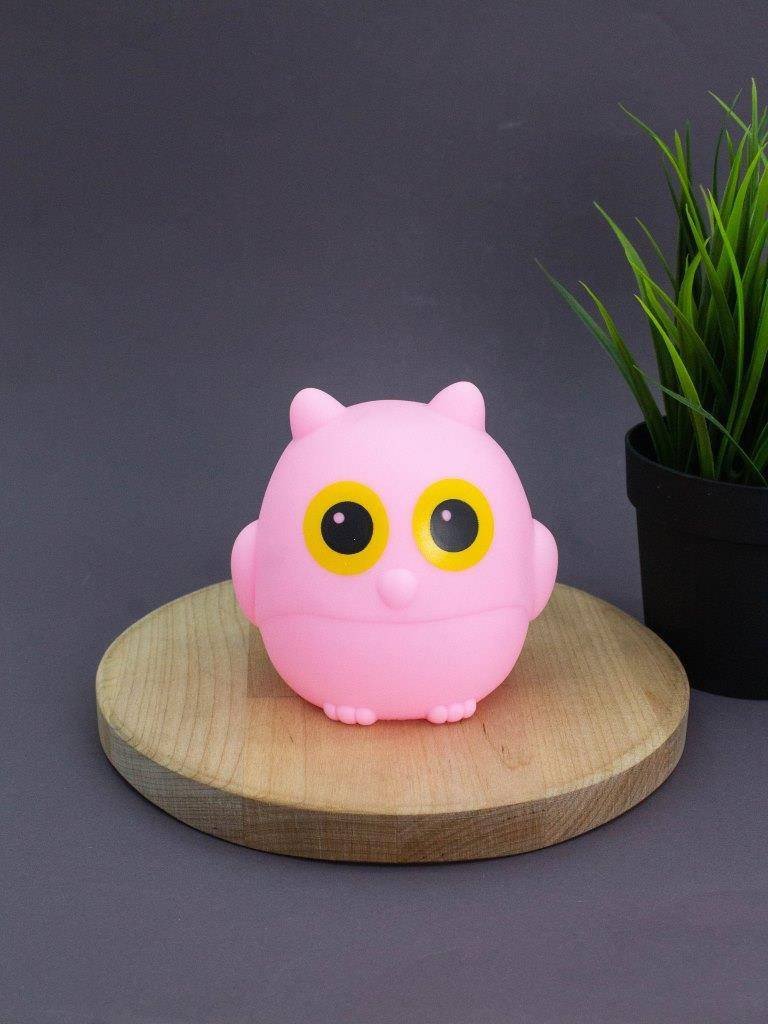 

Ночник ILikeGift Little owl 149-009-02 (розовый)