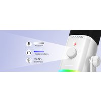 Проводной микрофон Maono PD100X (белый)