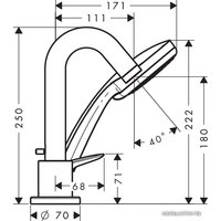 Смеситель Hansgrohe Logis 71313000