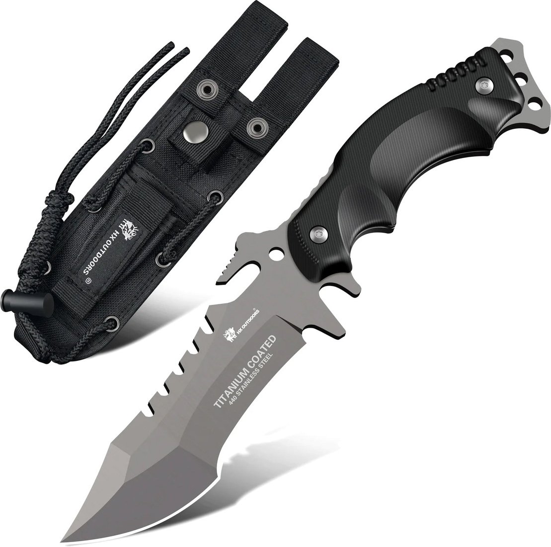 Нож HX Outdoors D-123 (серый)