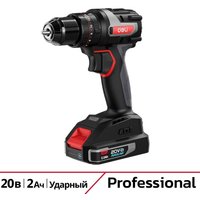 Ударная дрель-шуруповерт Deli DE-CZ20-2D2 (с 2-мя АКБ, сумка)