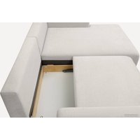 Угловой диван Divan Онте Bucle White 186292 (белый)