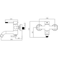 Смеситель Voda Vessel VSL54