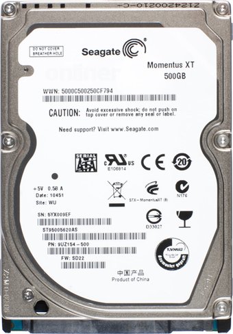 Seagate Momentus XT 500GB (ST95005620AS)