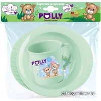 Тарелка для кормления Полимербыт Polly Мамино счастье! 4342222