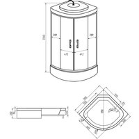 Душевая кабина Erlit ER350926-C2-RUS