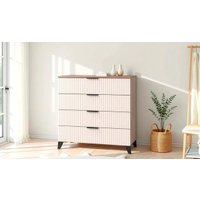 Комод MLK Тоскана (дуб табачный/бисквит)