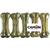 Лакомство для собак Camon Beef-hide bones 125 г (7.5 см, 5 шт)