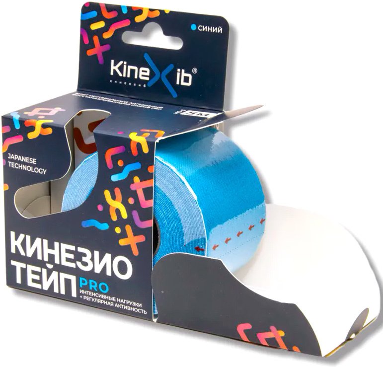 

Тейп Kinexib Pro 5 см x 5 м (синий)